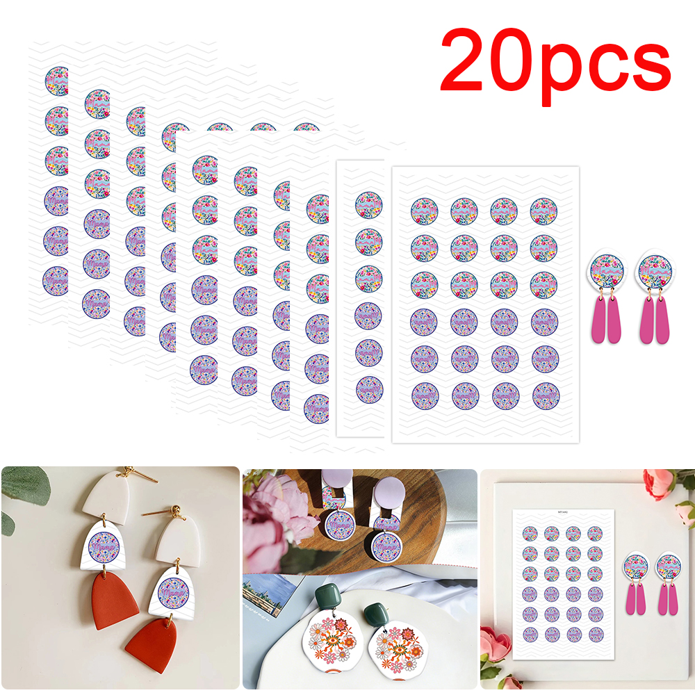 Jewelry & Watches Sp Zo O - 20pcs/set Mother's Day/Mama Pattern Polymer Clay