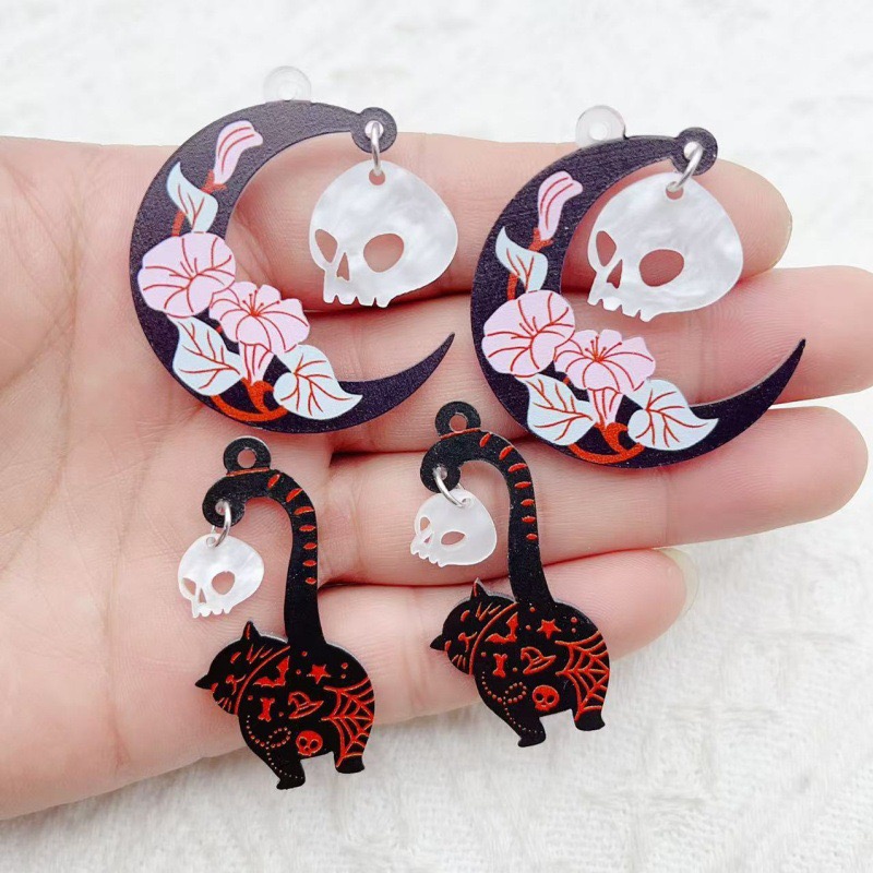 10pcs Halloween Acrylic Ghost  - Jewelry & Watches Sp Zo O 评论和价格