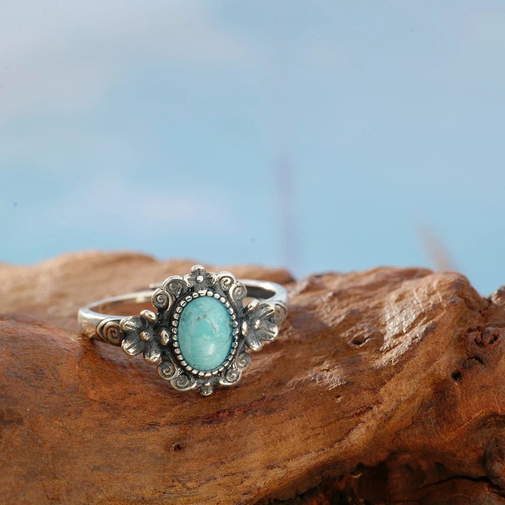 Vintage 925 Silver Ring Natura - Birthstone Ring Set 评论和价格