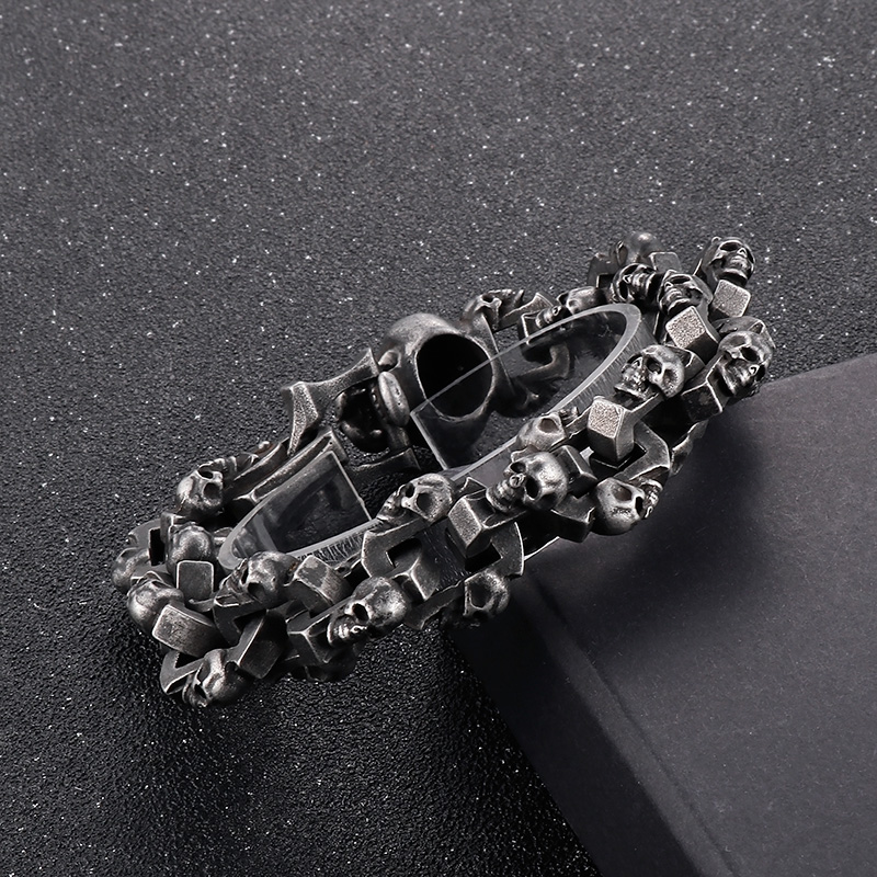 Fongten Skull Tiger Bracelet f - Gothic Skull Ring 评论和价格