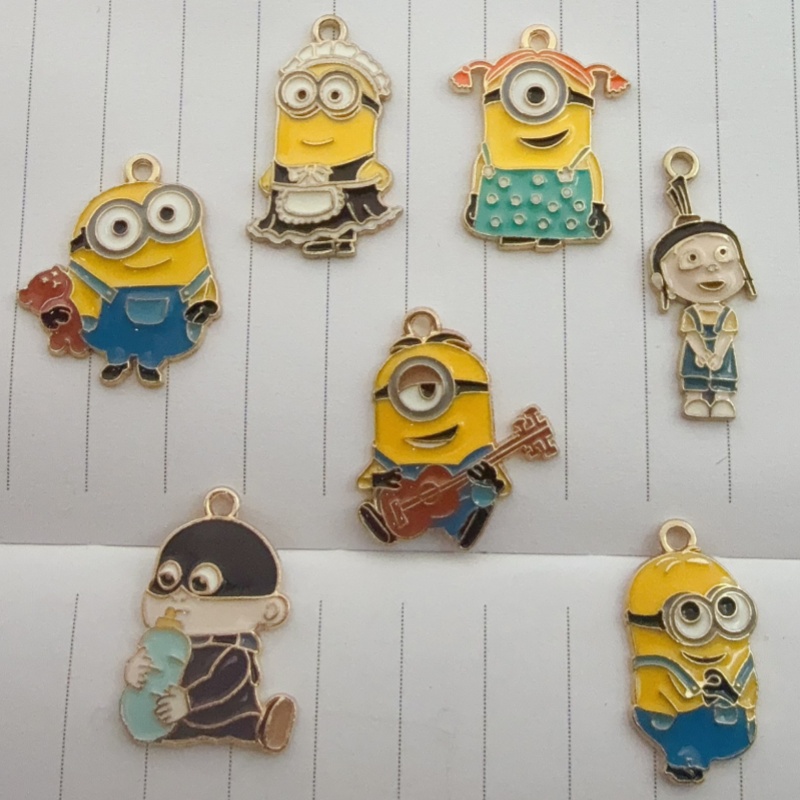 10pcs alloy drip oil cartoon p - Jewelry & Watches Sp Zo O 评论和价格