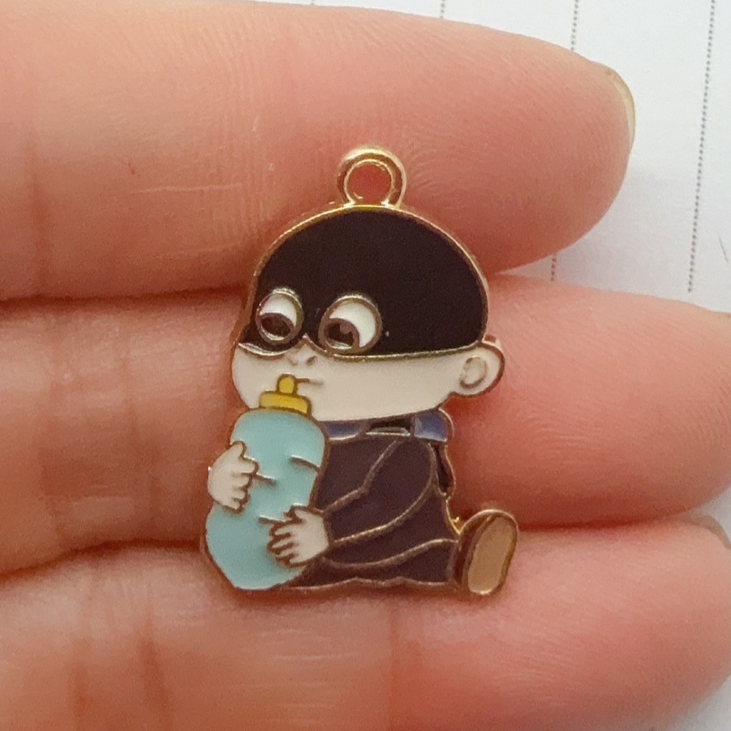 10pcs alloy drip oil cartoon p - Jewelry & Watches Sp Zo O 评论和价格