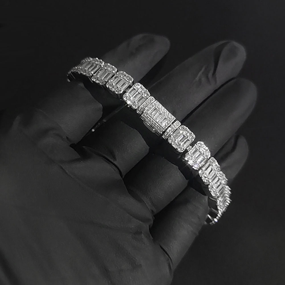 NY 8mm Cluster Tennis Bracelet - Tennis Bracelet Cubic 评论和价格