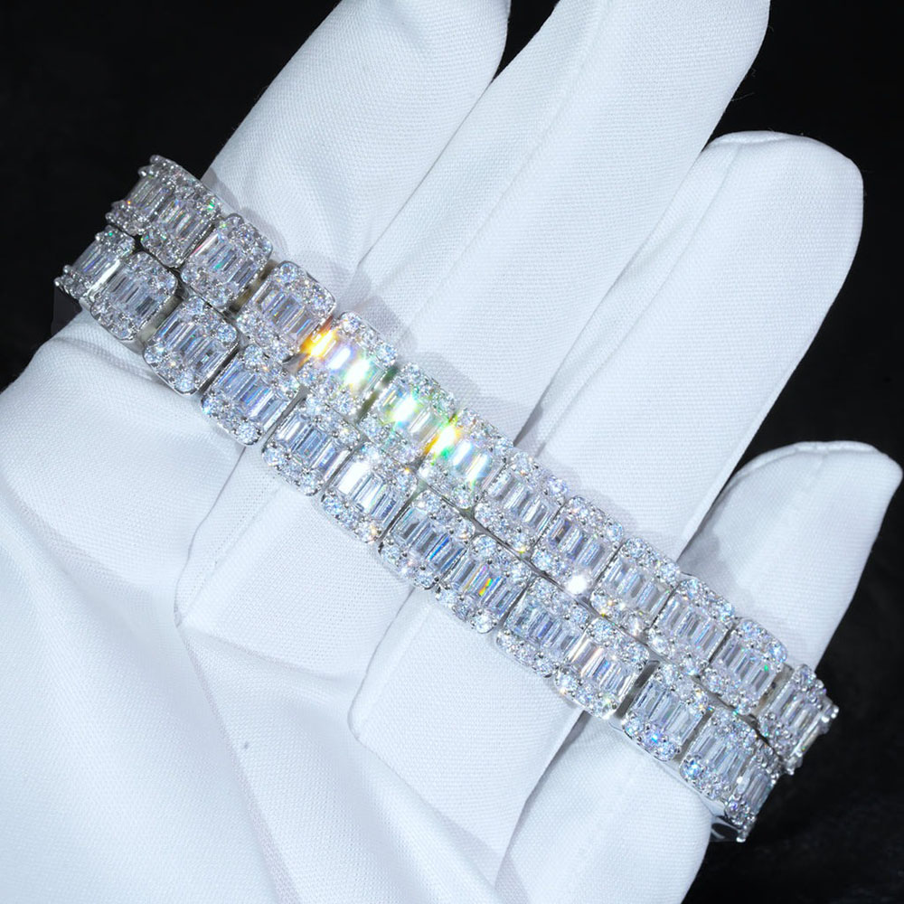 NY 8mm Cluster Tennis Bracelet - Tennis Bracelet Cubic 评论和价格