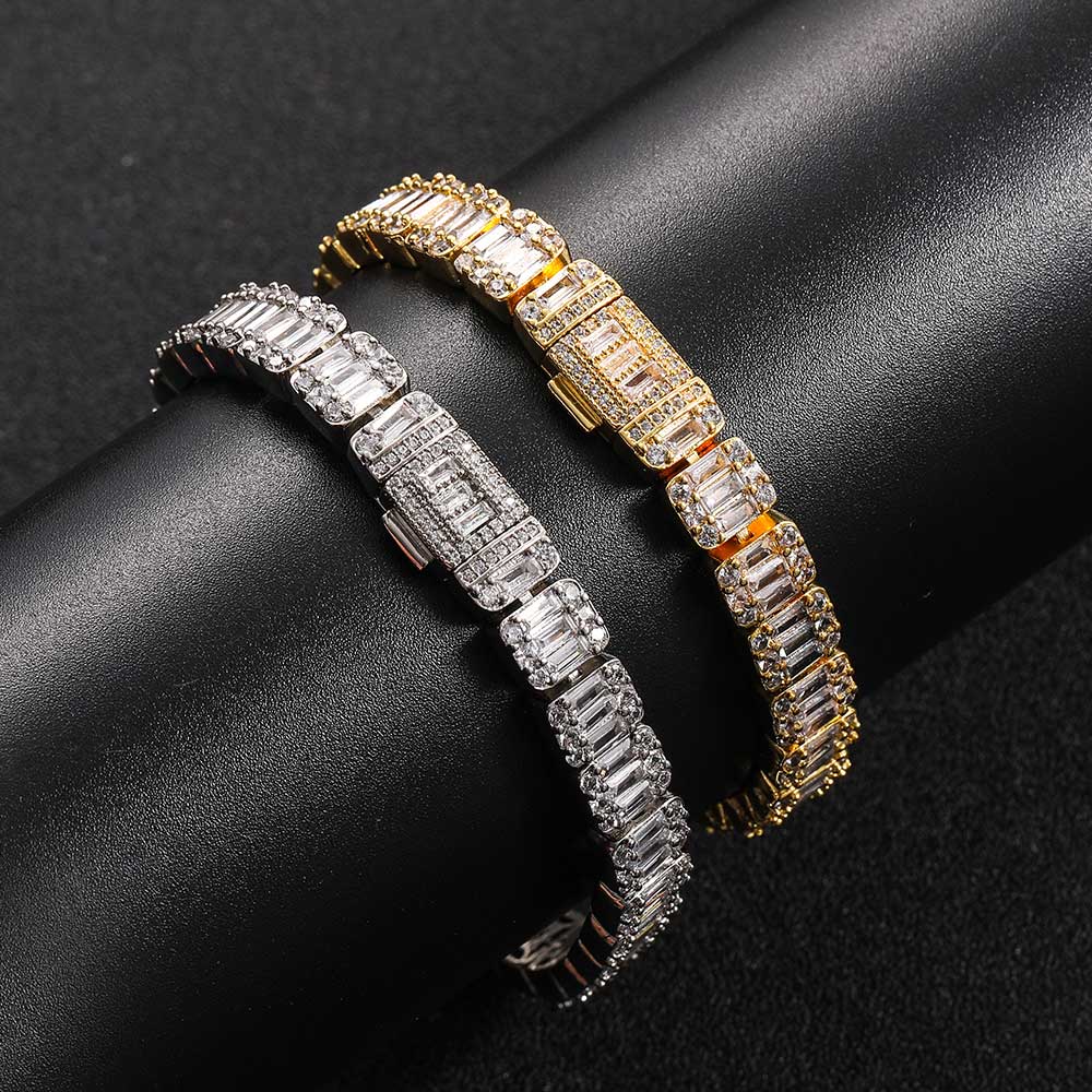 NY 8mm Cluster Tennis Bracelet - Tennis Bracelet Cubic 评论和价格