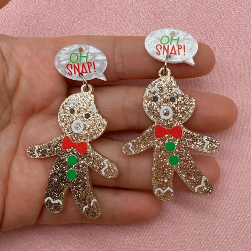 10pcs Cute Christmas Gingerbre - Jewelry & Watches Sp Zo O 评论和价格