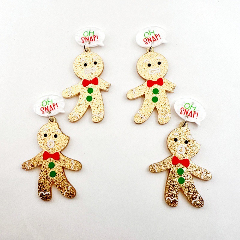 10pcs Cute Christmas Gingerbre - Jewelry & Watches Sp Zo O 评论和价格