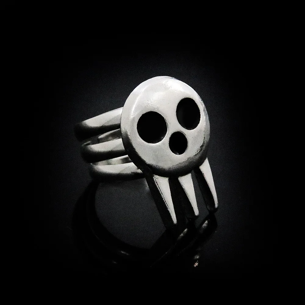 Anime Soul Eater Death the Kid - Gothic Skull Ring 评论和价格