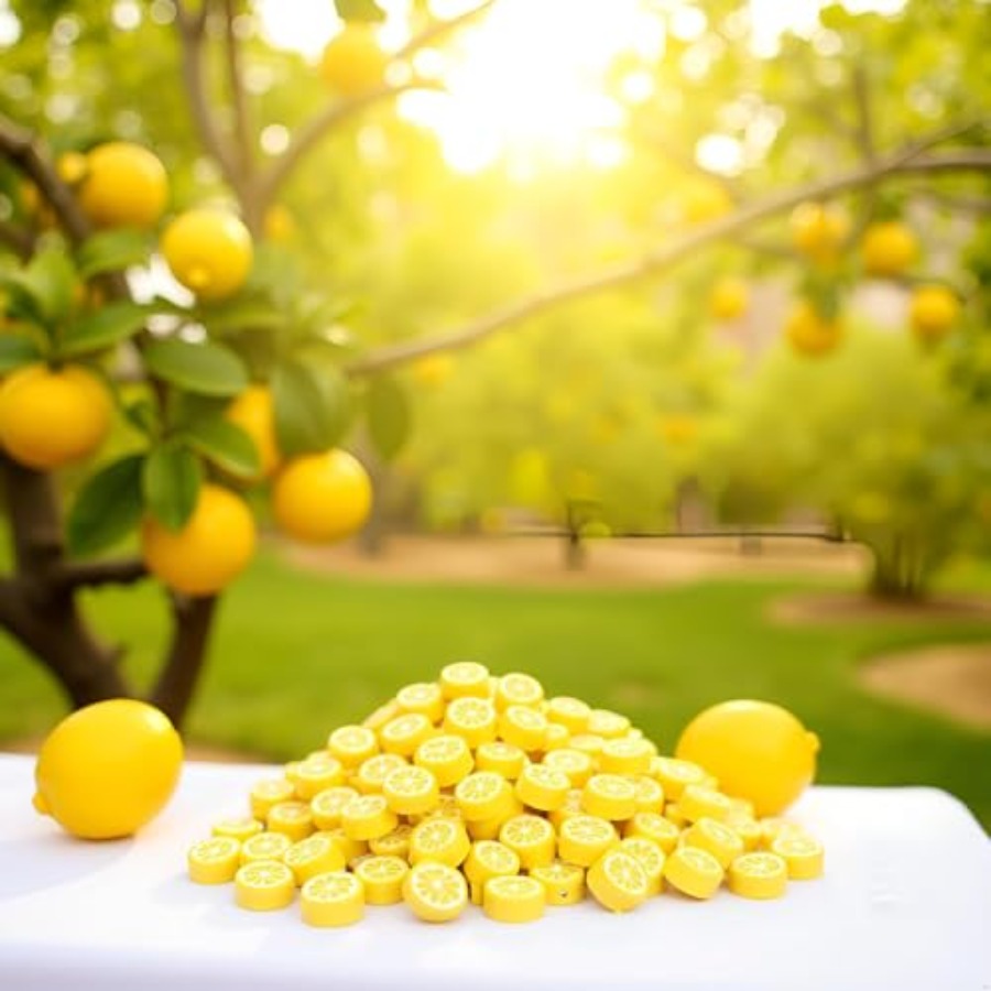 200Pcs Yellow Lemon Polymer Cl - Jewelry & Watches Sp Zo O 评论和价格