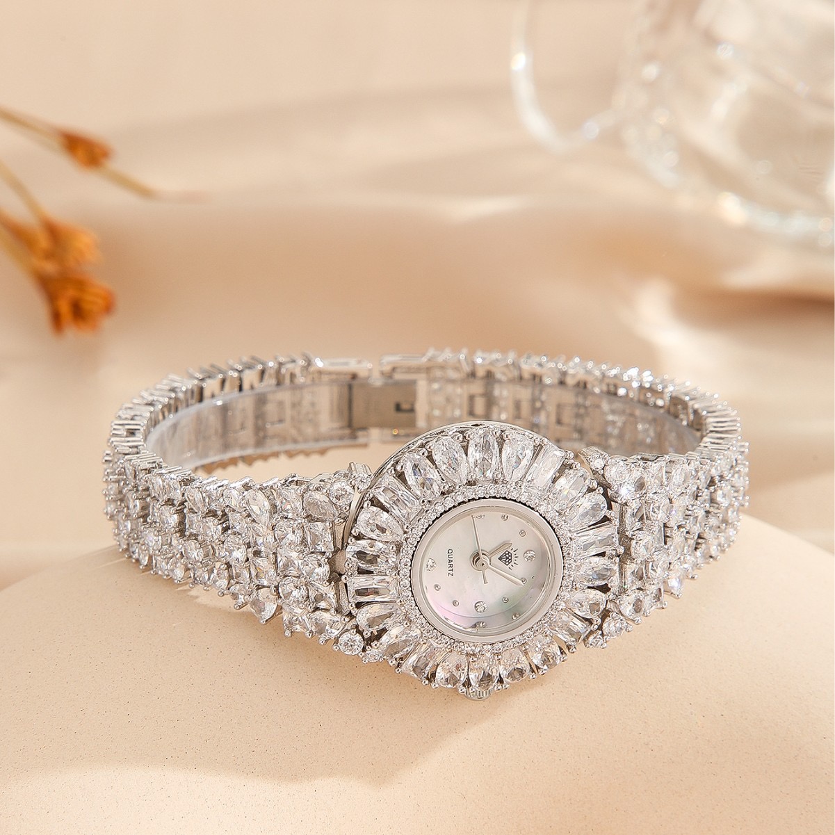 Fashion Shining Crystal Full Z - Fine Jewelry Watches Women 评论和价格
