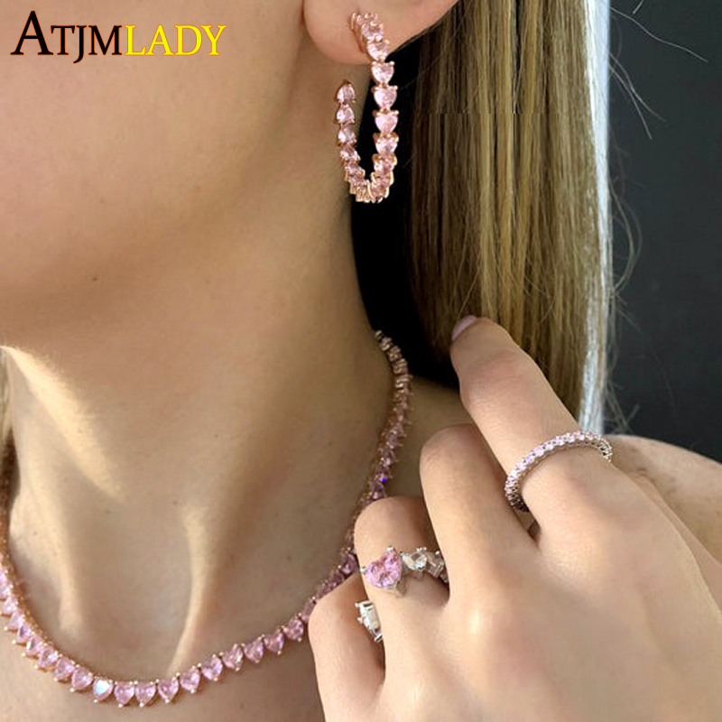 Wholesale 5A Heart Shaped Iced - Tennis Bracelet Cubic 评论和价格