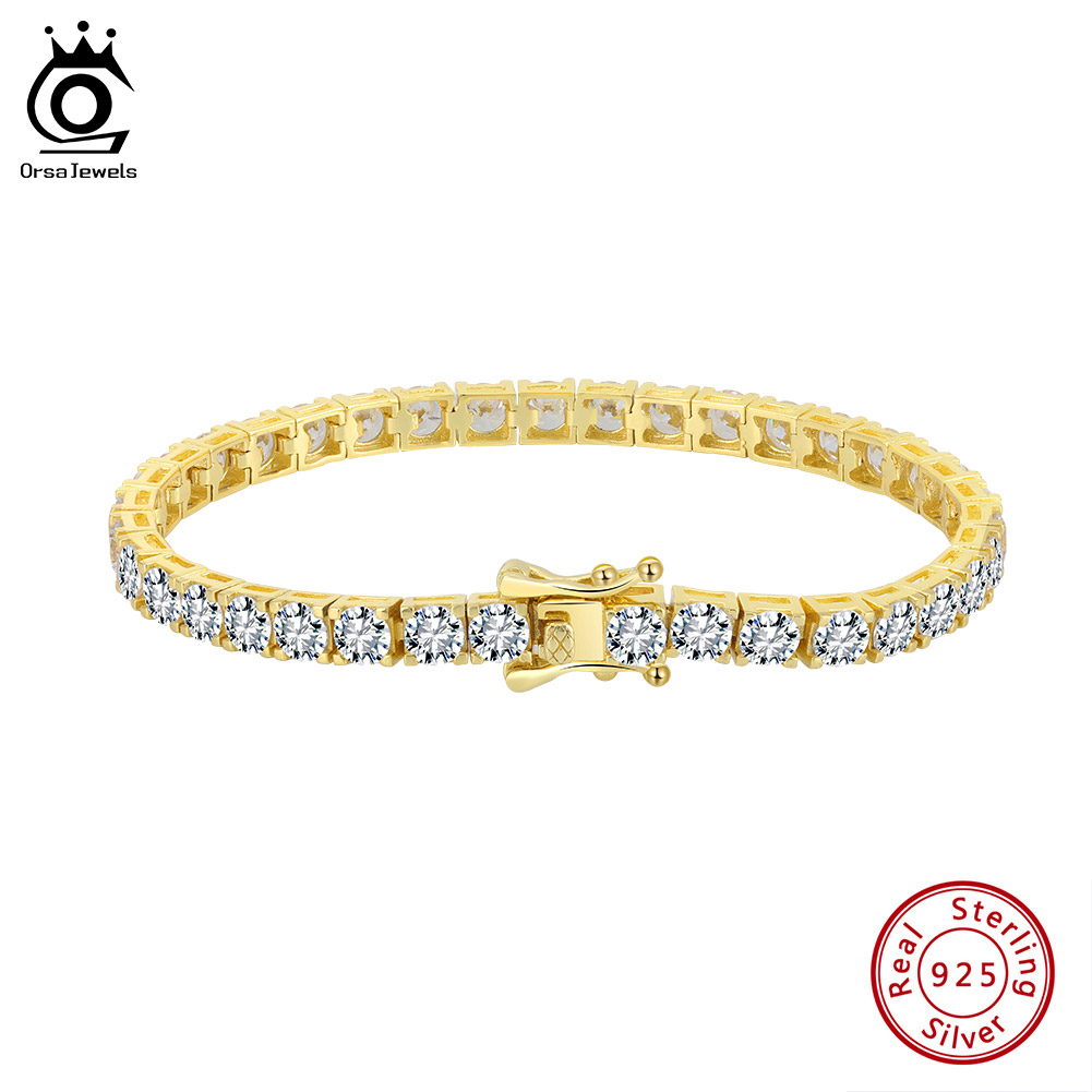 ORSA JEWELS 2mm 3mm 4mm 5A Cub - Tennis Bracelet Cubic 评论和价格