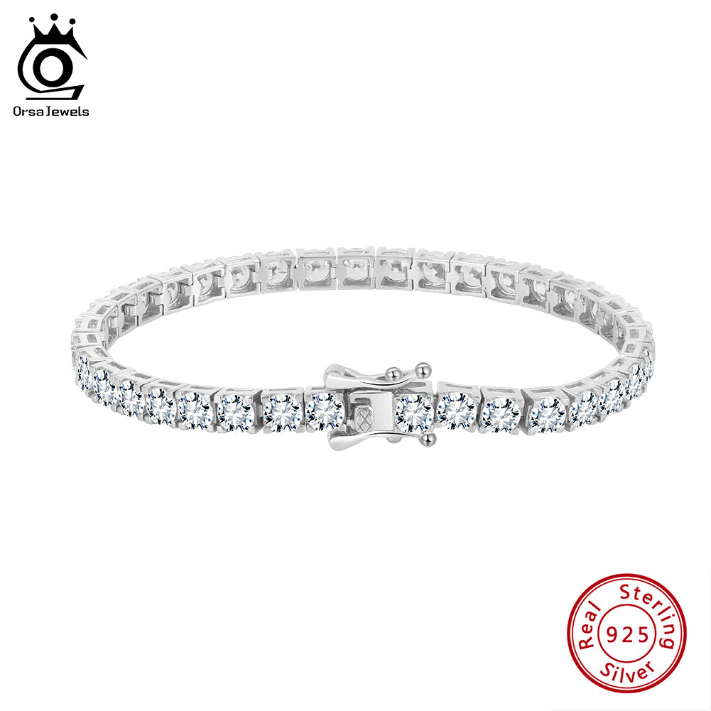 ORSA JEWELS 2mm 3mm 4mm 5A Cub - Tennis Bracelet Cubic 评论和价格