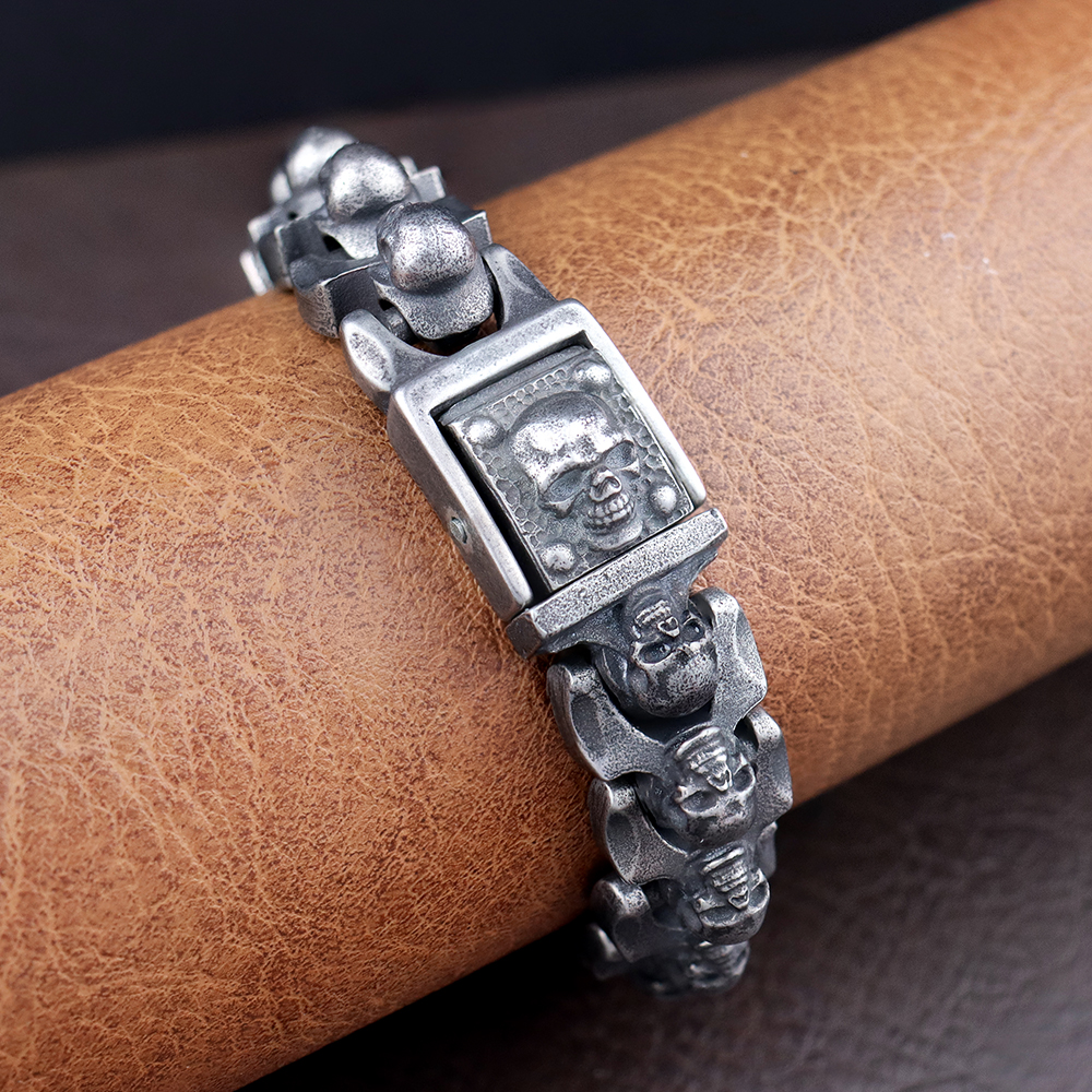 Vintage Men's Domineering Skul - Gothic Skull Ring 评论和价格