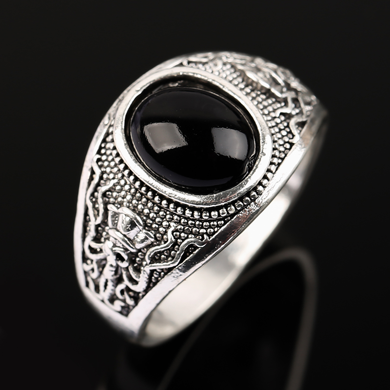 Nonoyes Fashion Men's Black Sk - Gothic Skull Ring 评论和价格