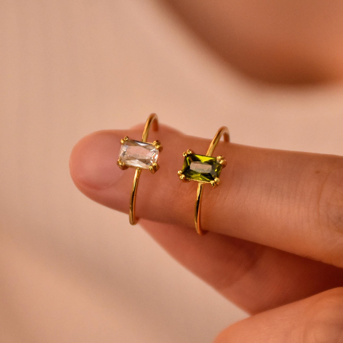 Zircon Birthstone Rings For Wo - Birthstone Ring Set 评论和价格