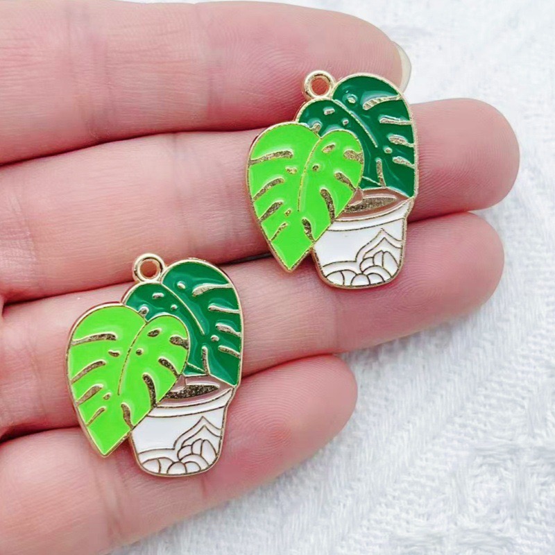 10pcs Cactus Plant Oil Drop Al - Jewelry & Watches Sp Zo O 评论和价格