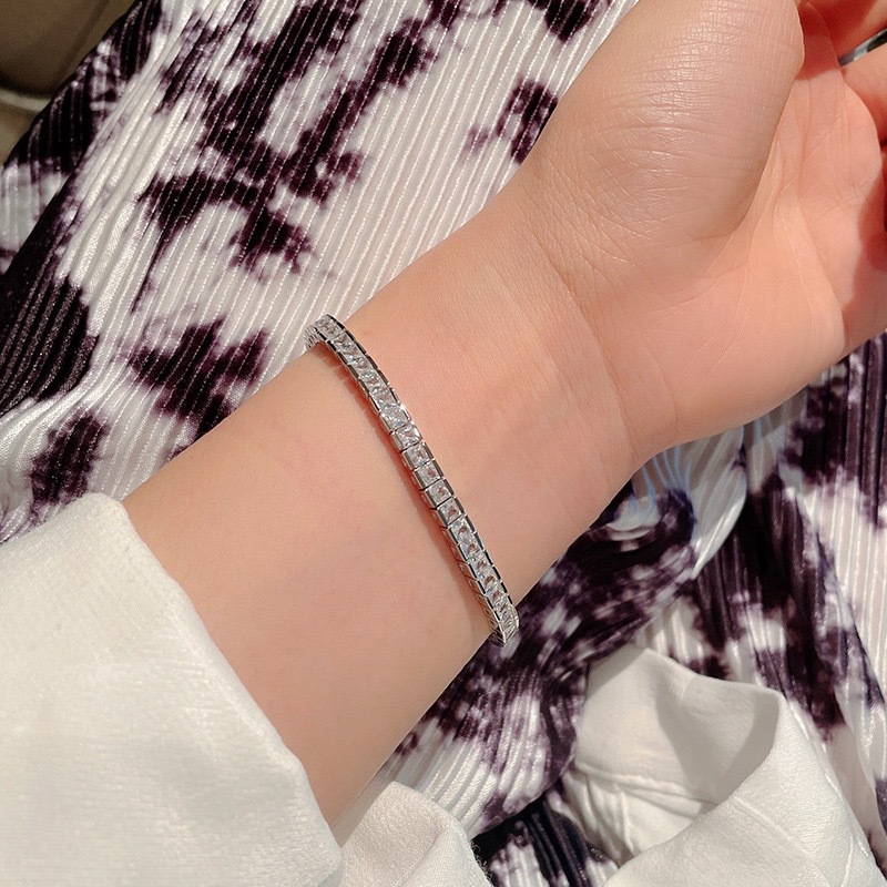 Brand Fashion Tennis bracelet  - Tennis Bracelet Cubic 评论和价格