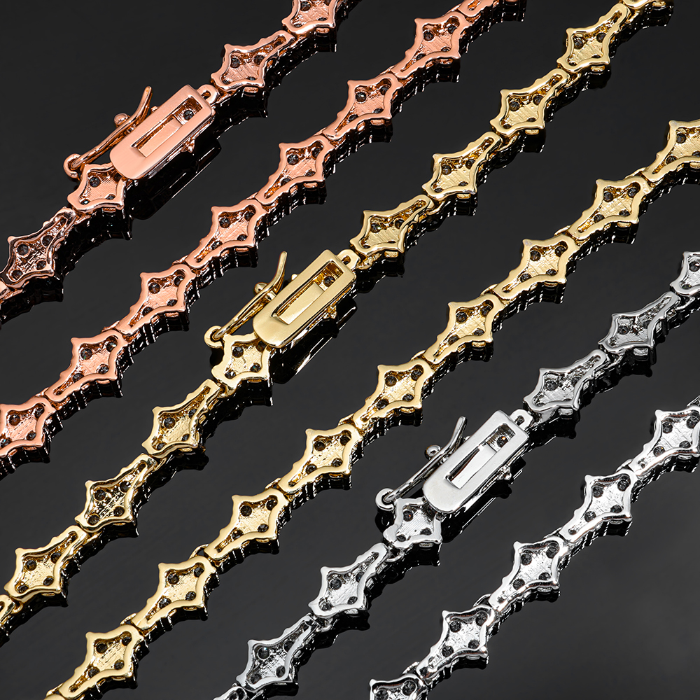 ESKEEM Iced Out Diamond Tennis - Tennis Bracelet Cubic 评论和价格