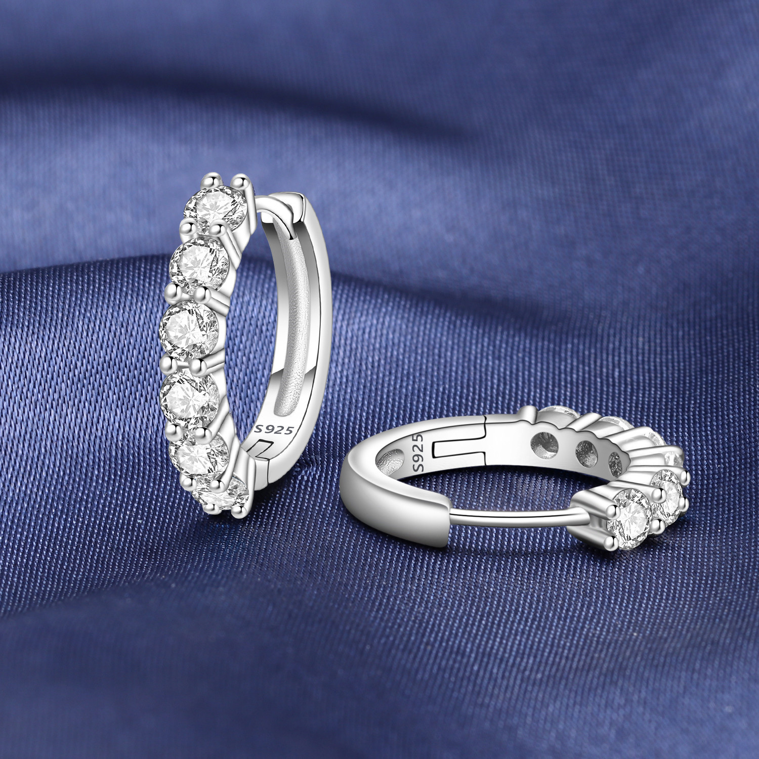 MISEFF S925 Sterling Silver Ea - Birthstone Ring Set 评论和价格